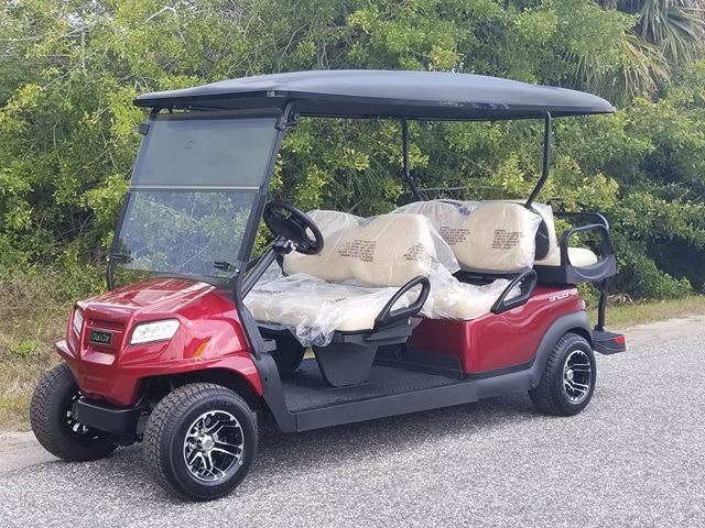 red golf cart image