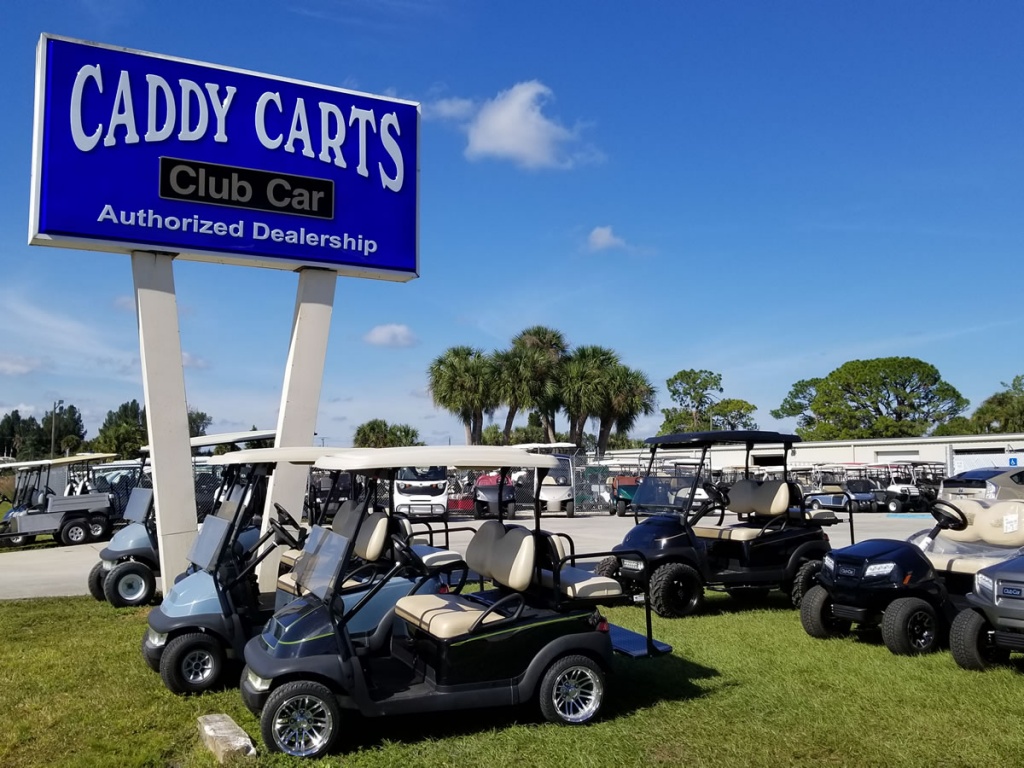 Caddy Carts a Club Car authorized dealer offer golf carts for sale in Venice florida